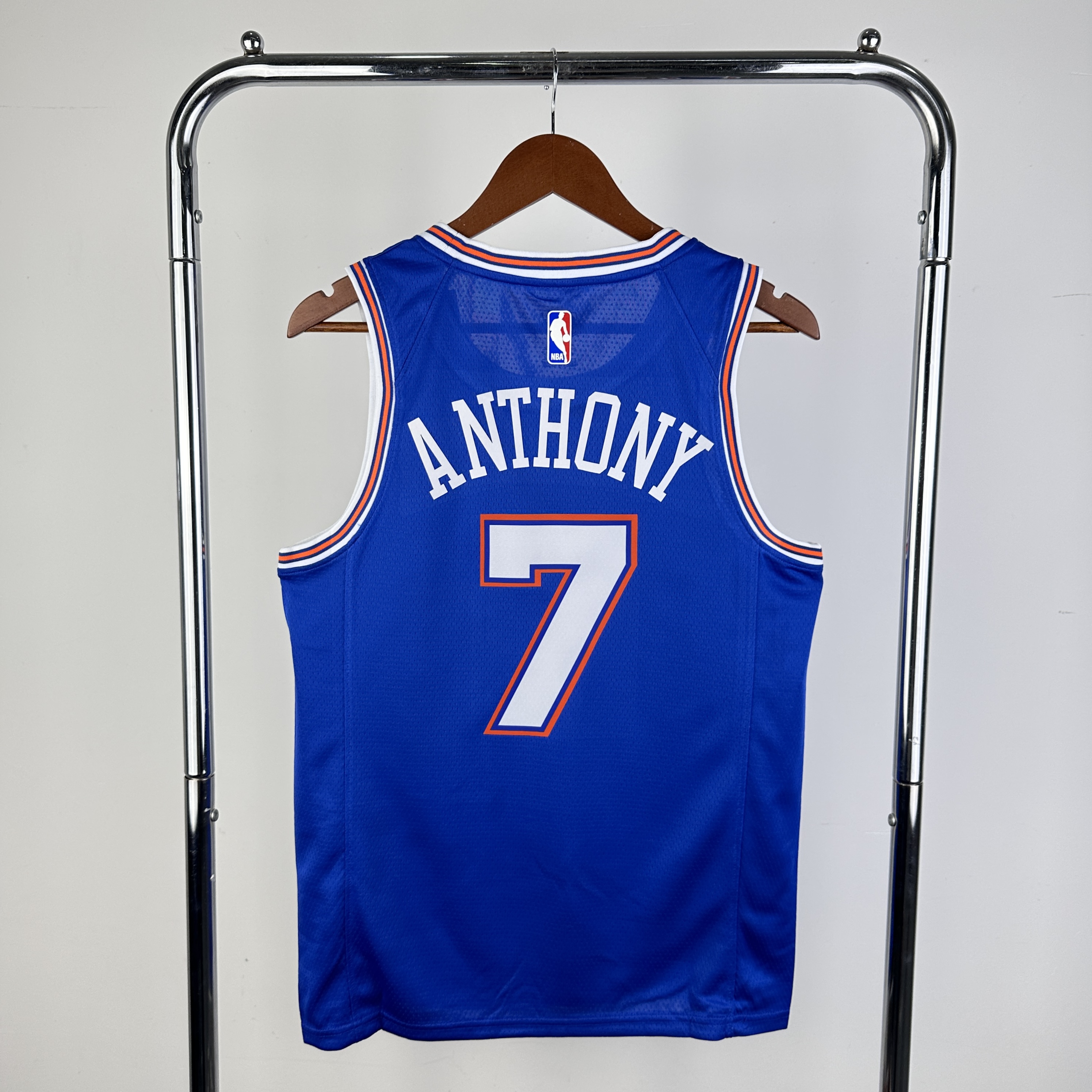 Men New York Knicks #7 Anthony Blue Season 2024 NBA Jersey